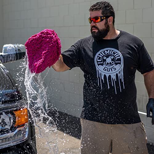 Chemical Guys MIC499 Big Mofo Chenille Microfiber Premium Scratch-Free Wash Mitt, 1 Pack