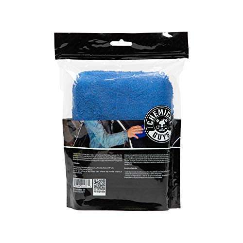 Chemical Guys Monster Fluff Exterior Premium Microfiber Applicator, Blue (Pack of 2) (MIC29602)