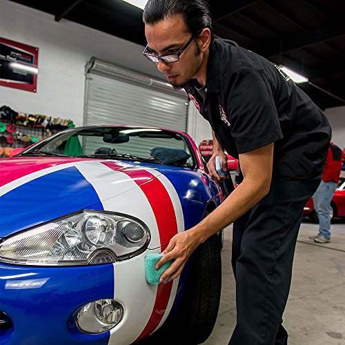 Chemical Guys MIC29802 Workhorse Green Premium Grade Microfiber Applicator, Exterior Paint(Pack of 2)