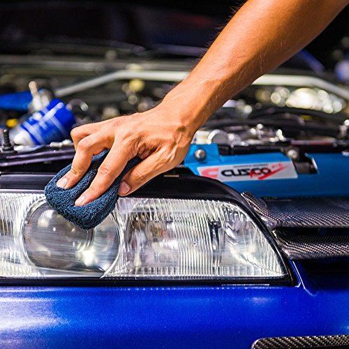 Chemical Guys MIC29302 Workhorse Black Premium Grade Microfiber Applicator, Rubber/Plastic/Vinyl (Pack of 2)