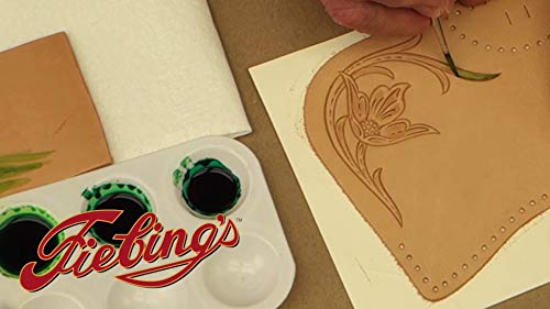 Fiebing's Leather Dye 4oz Burgundy - alcohol based penetrating & permanent leather dye