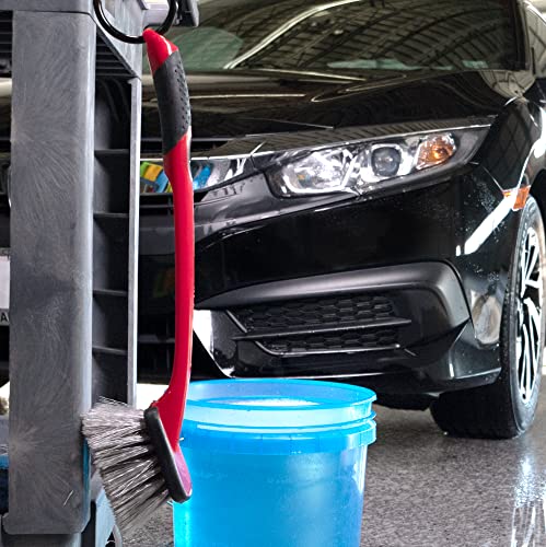 Mothers Wheel & Wheel Well Long Handled Brush