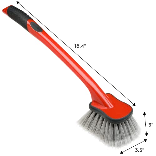 Mothers Wheel & Wheel Well Long Handled Brush