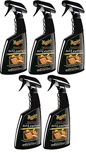 Meguiars G10916 Gold NcUFE Class Rich Leather Cleaner & Conditioner, 15.2 Ounce (5 Pack)