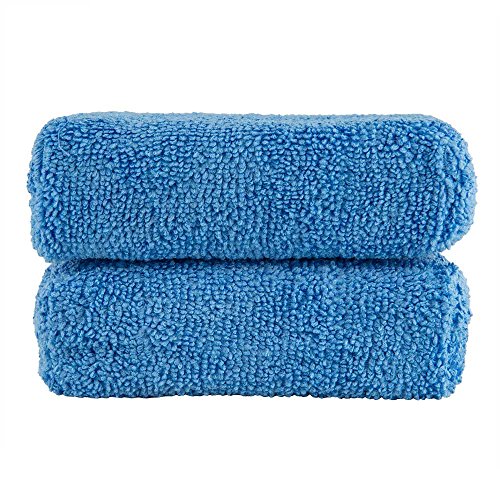 Chemical Guys MIC_292_02 Premium Grade Microfiber Applicator, Blue, Pack of 2