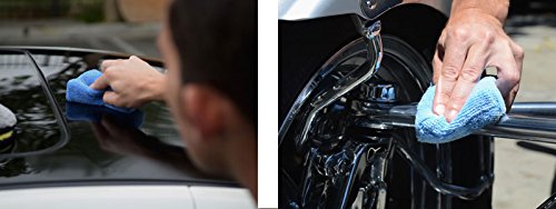 Chemical Guys MIC_292_02 Premium Grade Microfiber Applicator, Blue, Pack of 2