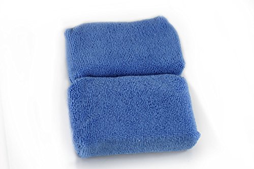 Chemical Guys MIC_292_02 Premium Grade Microfiber Applicator, Blue, Pack of 2