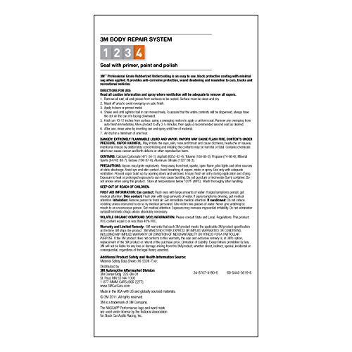 3M - 03584-6PK Professional Grade Rubberized Undercoating, 03584, 16 oz