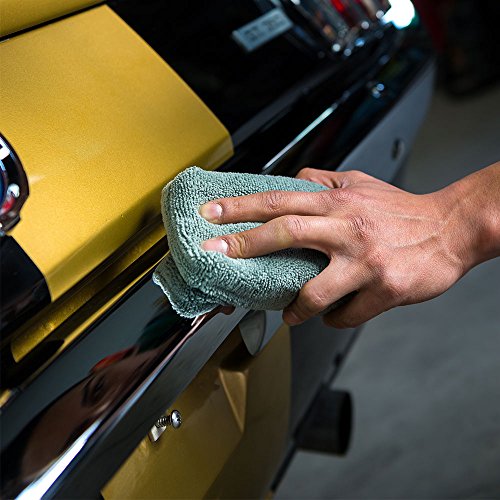 Chemical Guys MIC29502 Workhorse Gray Premium Grade Microfiber Applicator, Metal (Pack of 2)