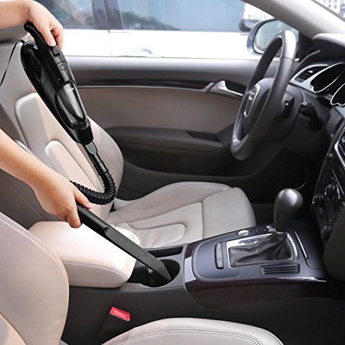Onshowy Car Vacuum Cleaner, Black12V,80W 3 in 1 Multifunctional Cyclonic Dry Auto Vacuum Cleaner Handheld Vacuum Cleaner Dust Buster Hand Vacuum with 13.2-Foot (4M) Power Cord