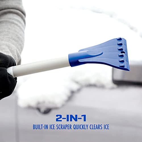 Snow Joe Original 2-in-1 Telescoping Snow Broom + Ice Scraper