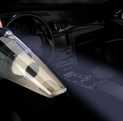 Onshowy （Upgraded） Car Vacuum Cleaner, 12V 80W Auto Vacuum Cleaner 3 in 1 Handheld Vacuum with 13.2 Foot (14m) Power Cord.