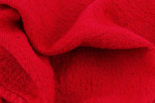 Utopia Towels 100 Pack Red Shop Towels