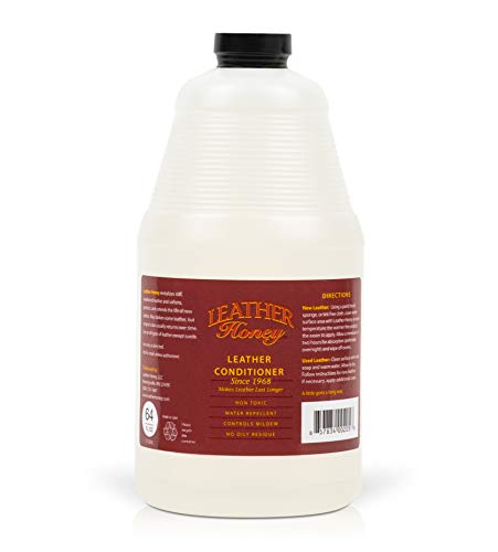 Leather Honey Leather Conditioner, Best Leather Conditioner Since 1968. for use on Leather Apparel, Furniture, Auto Interiors, Shoes, Bags and Accessories. Non-Toxic and Made in The USA!