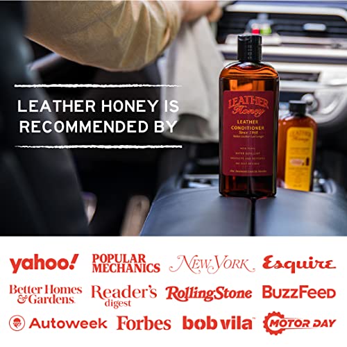 Leather Honey Leather Conditioner, Best Leather Conditioner Since 1968. for use on Leather Apparel, Furniture, Auto Interiors, Shoes, Bags and Accessories. Non-Toxic and Made in The USA!