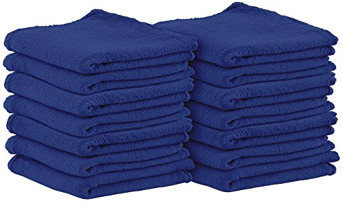 Commercial Grade 100% Cotton Shop Towels - Pack of 100