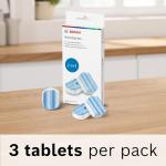 Bosch Descaling Tablets for Espresso Machines, 3 Pack