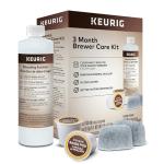 Keurig Brewer Maintenance Kit with Descaling Solution