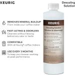 Keurig Brewer Maintenance Kit with Descaling Solution