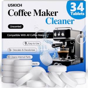 Coffee Machine Cleaning Tablets - 34 Pack