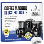 Coffee Machine Descaler Tabs 24-Pack for All Brands