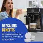 Coffee Machine Descaler Tabs 24-Pack for All Brands