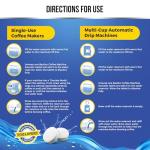 Coffee Machine Descaler Tabs 24-Pack for All Brands