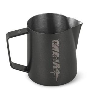Matte Black Stainless Steel Milk Frothing Pitcher