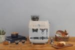 Smeg Semi-Automatic Espresso Machine with Grinder - Cream