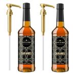 Café Le Rou Caramel Coffee Syrup 2-Pack