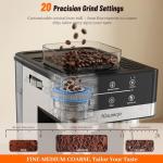 Hausmojo Espresso Machine with Grinder and Frother