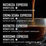 Peet's Coffee, Dark and Medium Roast Espresso Capsules Variety Pack, Compatible with Nespresso Original Machine - Intensity 8-11, 40 Count (4 Boxes of 10 Espresso Capsules)