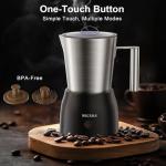 17oz Stainless Steel Milk Frother for Home Drinks