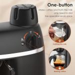 SOWTECH 3.5 Bar Espresso Coffee Machine with Frother