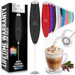 Zulay Kitchen Handheld Milk Frother & Mixer