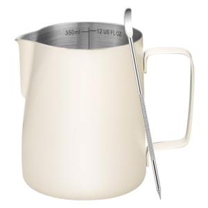 Amrules 12oz Milk Frothing Pitcher with Scale