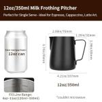 Milk Frothing Pitcher - Stainless Steel Espresso Jug