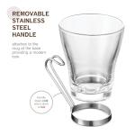 Bormioli Rocco OSLO Espresso Mug Set with Handles