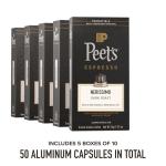 Peet's Dark Roast Espresso Capsules for Nespresso