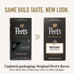 Peet's Dark Roast Espresso Capsules for Nespresso