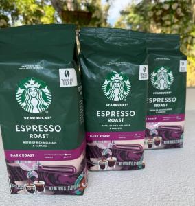 Starbucks Dark Roast Whole Bean Coffee - 18 oz