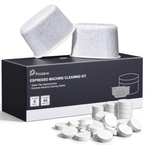 Espresso Cleaning Tablets and Filters for Breville