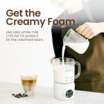 Casimhu Electric Milk Frother and Steamer 4-in-1