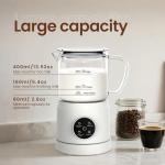 Casimhu Electric Milk Frother and Steamer 4-in-1