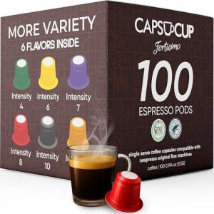 Fortisimo Espresso Pods Variety Pack - 100 Count