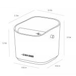 Espresso Knock Box with Removable Knock Bar