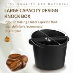Espresso Knock Box and Tamper Mat Set