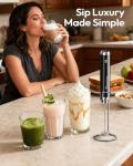 Rechargeable Handheld Milk Frother with Stand