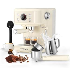 Empstorm 20 Bar Espresso Machine with Milk Frother