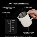 Stainless Steel Milk Frothing Pitcher 12oz